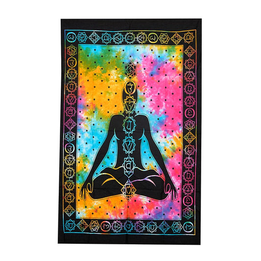Chakras Multicolor Tapestry - 42X29