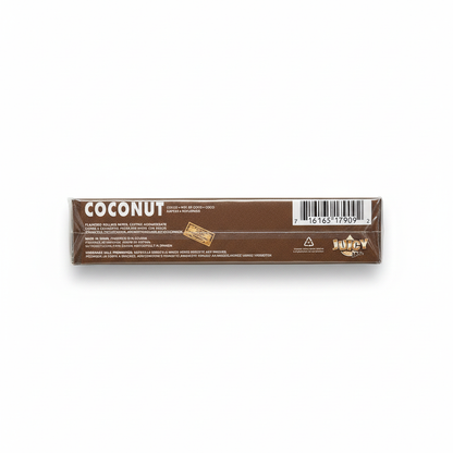 Juicy Jay's King Size Coconut flavoured rolling papers pack back view