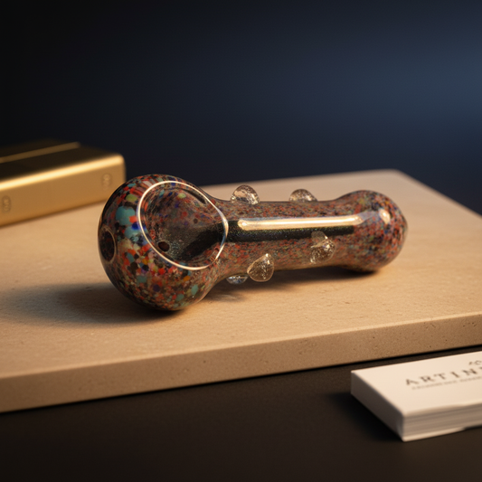 Confetti Cosmos Crystal Pipe (4")