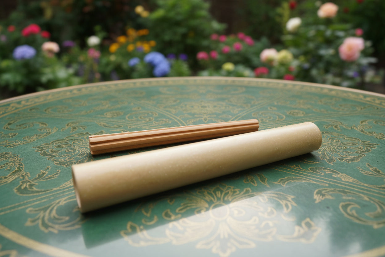 Sands of Time Stone Chillum – Natural Marble-Effect Handcrafted Smoking Chillum