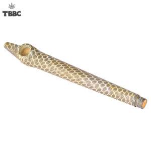 Brown Honey Comb Resin Dokha Pipe - 5 inches