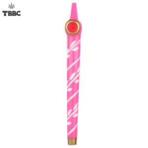 White Leafs Pink Dokha Pipe - 5 inches