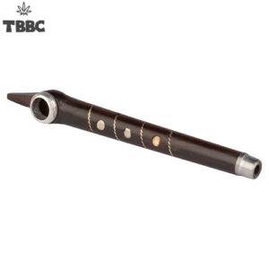 Golden Dots Dark Brown Dokha pipe - 5 inches