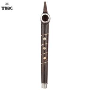 Golden Dots Dark Brown Dokha pipe - 5 inches