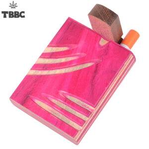 Wooden Scales Pink - Dugout w one hitter - 3 inch