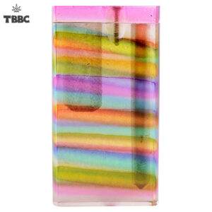 Rainbow Acrylic Dugout w one hitter - 14 inch