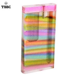 Rainbow Acrylic Dugout w one hitter - 14 inch