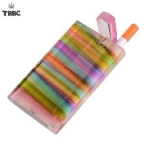 Rainbow Acrylic Dugout w one hitter - 14 inch