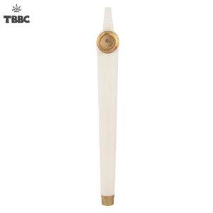 Resin White Dokha Pipe - 5 inches