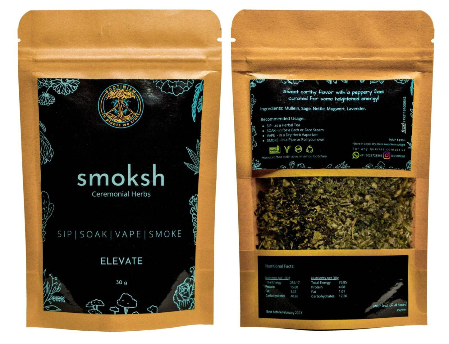 Smoksh Herbal Elevate 30g - Fine Rich Mixing