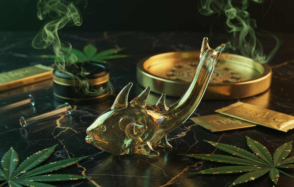 Golden Glass Borosilicate hand pipe for smoking premium rich smoking accessories online instant delivery export Quality 