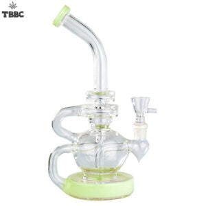 Recycler 10 inches Glass Bong