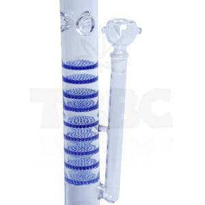 Blue Multi Honey Comb 20 inches Heavy Glass Bong