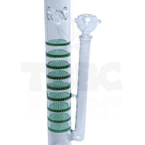 Green Multi Honey Comb 20 inches Heavy Glass Bong