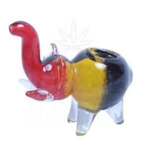 White Elephant Heavy Glass Hand Pipe