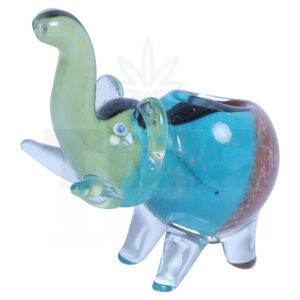 White Elephant Heavy Glass Hand Pipe