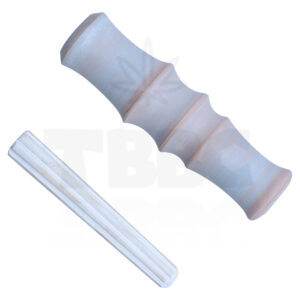 Italian Rust Iron Blueish Chillum - 5 inches