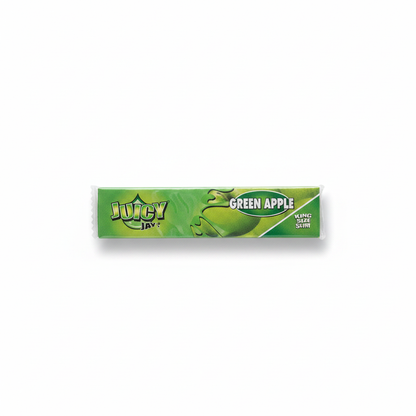 Juicy Jay's King Size Green Apple flavoured rolling papers pack front view
