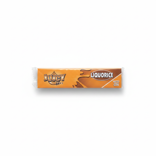 Juicy Jay’s Liquorice King Size flavoured rolling papers pack side view