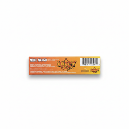 Juicy Jay's King Size Mello Mango flavoured rolling papers pack back view