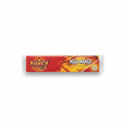 Juicy Jay's King Size Mello Mango flavoured rolling papers pack front view
