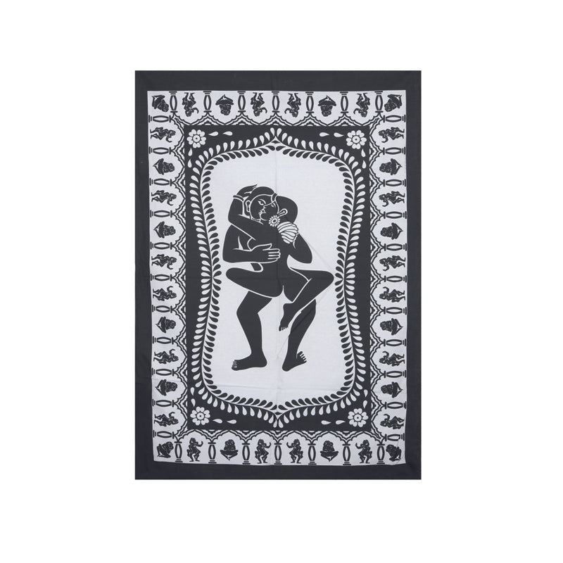 Kamasutra Black/White Tapestry - 42X29
