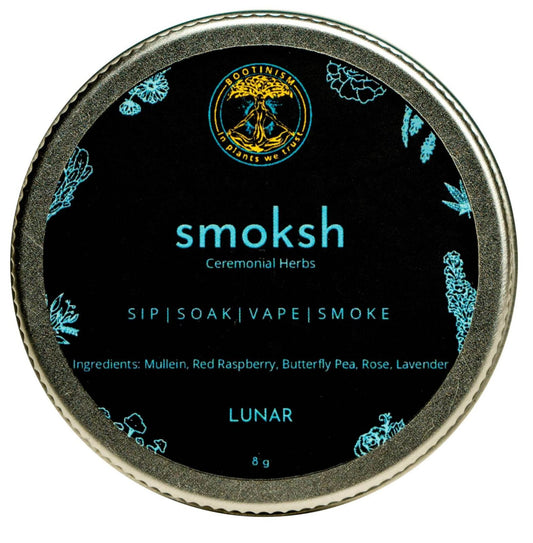 Smoksh Lunar Herbal Mixture Tin - 8g - Rich mixing Trial Pack Premium New Indian's