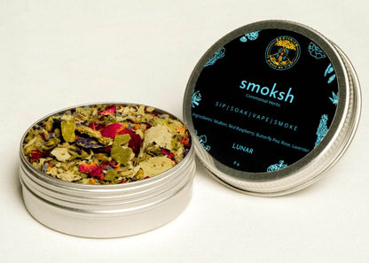 Smoksh Lunar Herbal Mixture Tin - 8g - Rich mixing Trial Pack Premium New Indian's