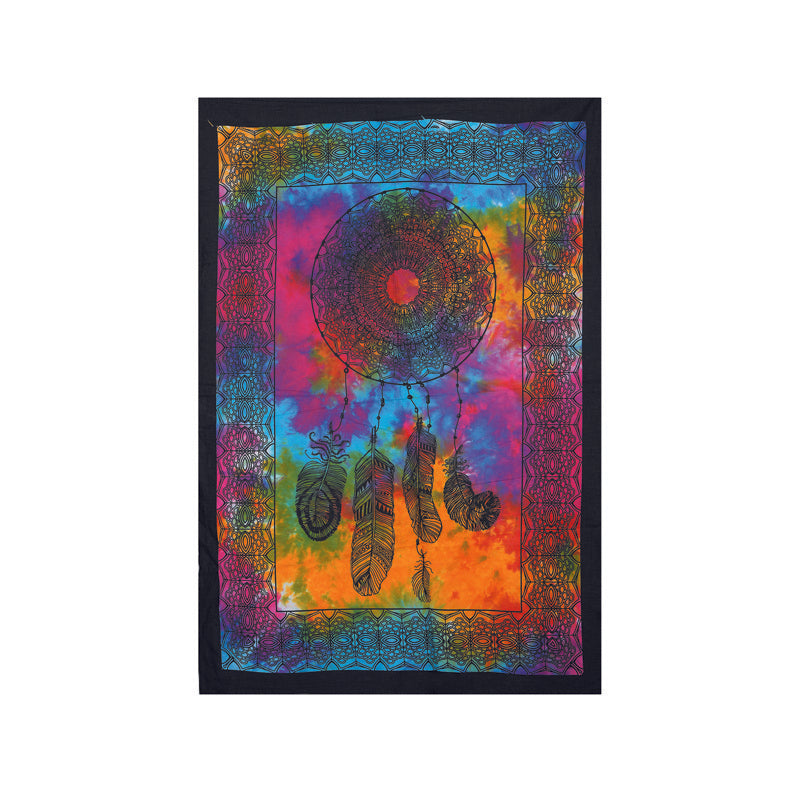 Mandala Dreamcatcher colorful Tapestry 42x29