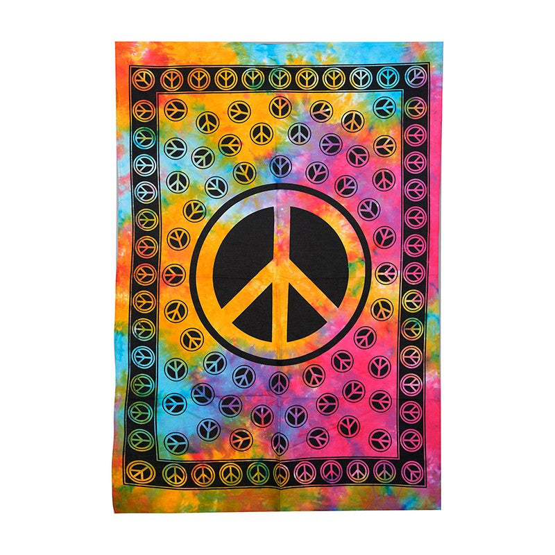 Peace Multicolor Tapestry - 42X29