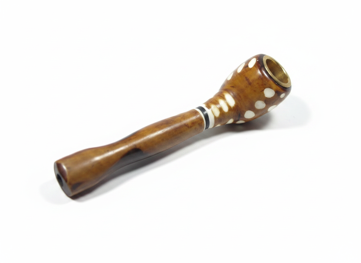 6 inch "Retro Dots" Resin Hand Pipe