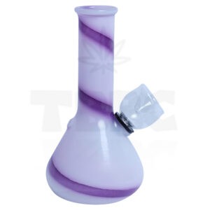 Yellow/Purple Strip 5 Inch Bong