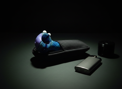 Blue Swirl Glass Hand Pipe | Pocket-Friendly, Smooth Pulls