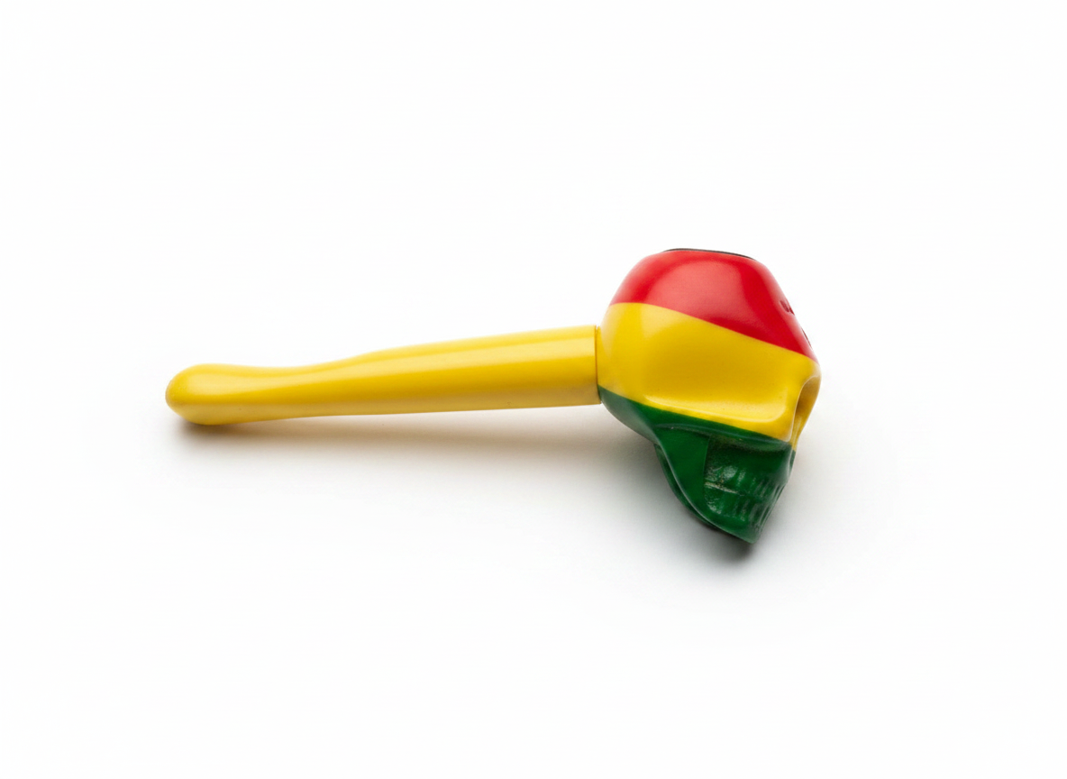 Rasta Reaper 4" Resin Hand Pipe