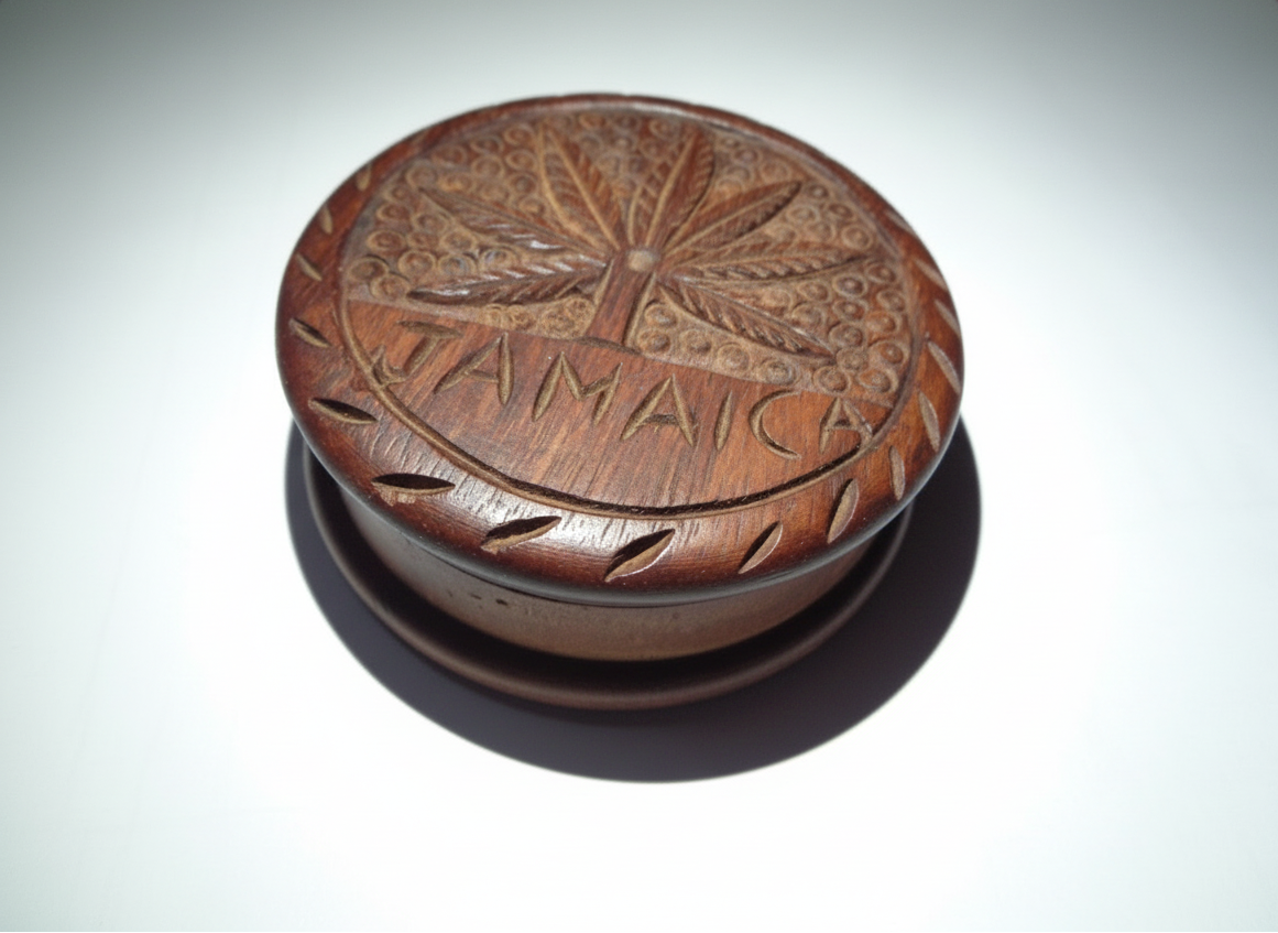 Rosewood weed grinder 110mm side profile Jamaica ritual leaf TBBC, instant delivery cursher in delhi ncr