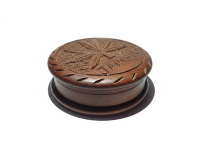 Rosewood weed grinder 110mm side profile Jamaica ritual leaf TBBC, instant delivery cursher in delhi ncr