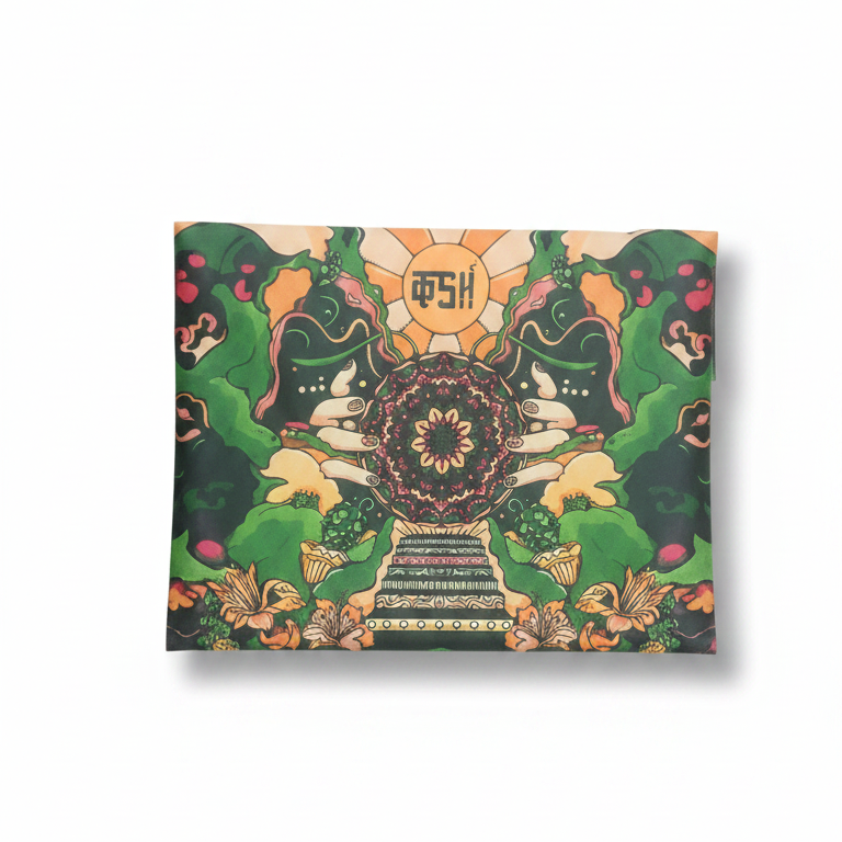 Mandala Burn herbal blend 20g resealable pouch TBBC tobacco free nicotine free smoking mix packaging photo, herbal blends instant delivery in delhi ncr, best tobacco substitute online india