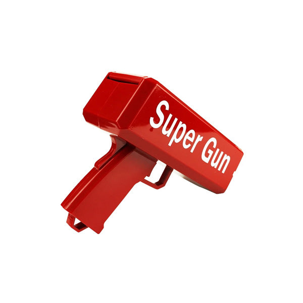 super gun cash machine gun, supreme cash machine gun, supreme cash canon, money gun online in Delhi Ncr, instant delivery in Delhi/Noida/Gurgaon, party toys, Party money gun, cash gun