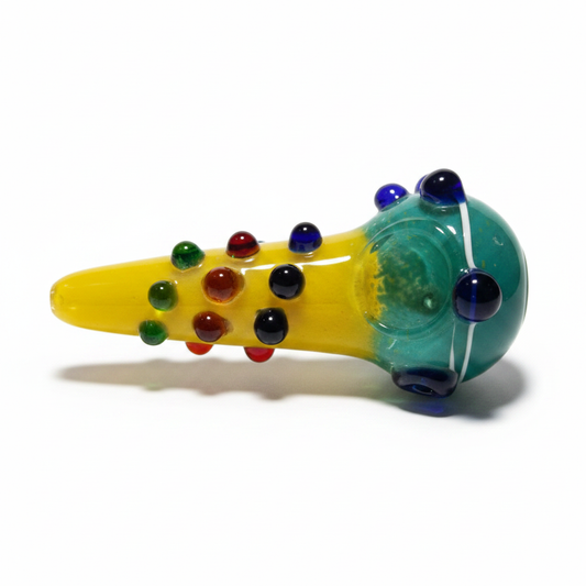 Cosmic Dotz Glass Hand Pipe - 5 Inch Heavy Borosilicate