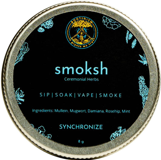 Smoksh Herbal Tin - Synchronize 8g - Rich Mixing Trial Pack Premium New Indian's