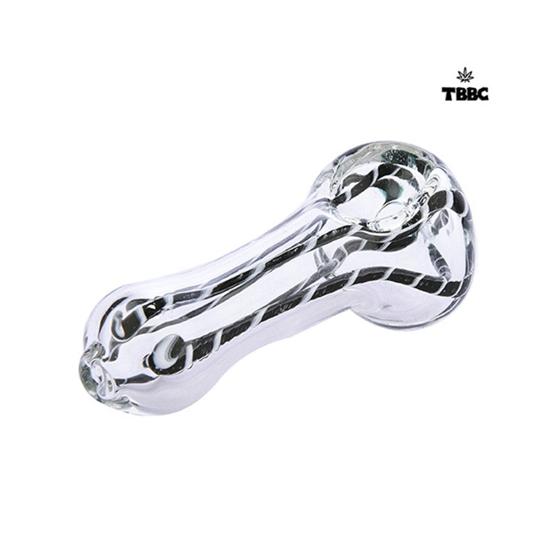 TBBC Crystal Pipe Black Snake - 2.5 inches