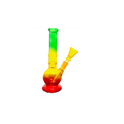 Crystal Raasta Cylinder Bong - 8 inches