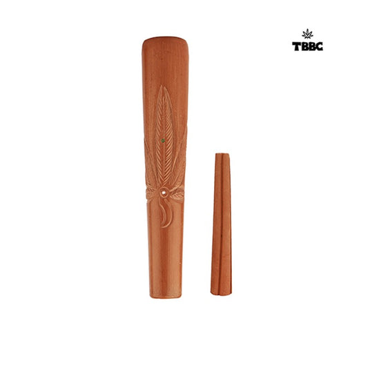 Leaf Clay Chillum - 6 inches