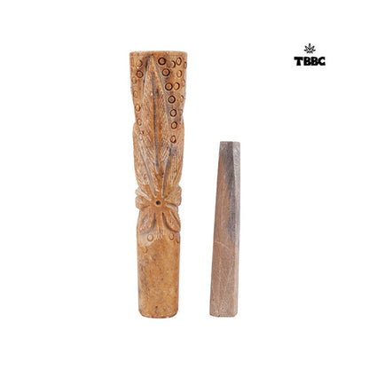 Maryjane Leaf Marble Chillum - 6 inches