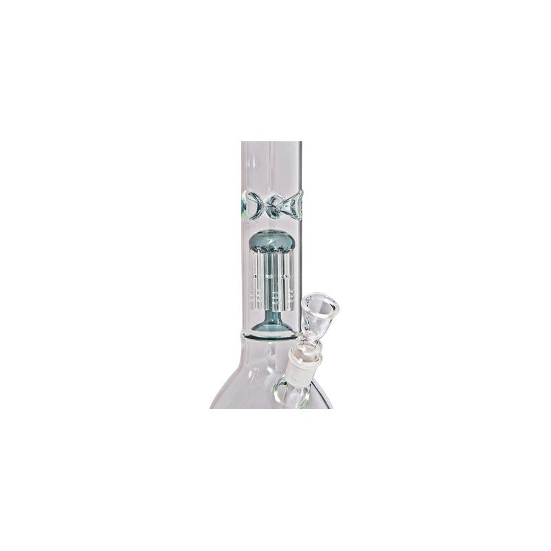 Ocean Green Percolator Glass Bong - 18 inches