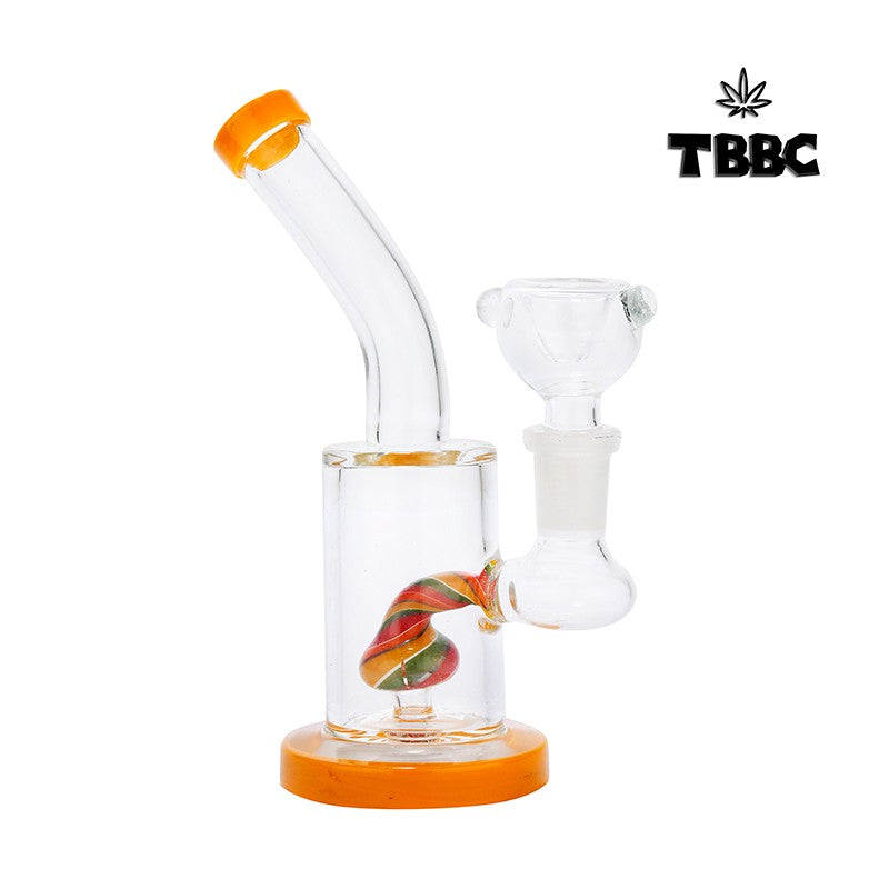 Orange Dopeass Glass Tube - 7 inches