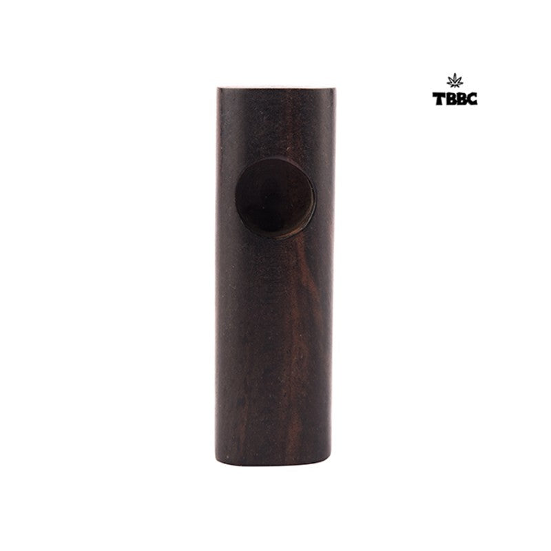 Rosewood Oval Cylindrical Pipe - 2.5 inches