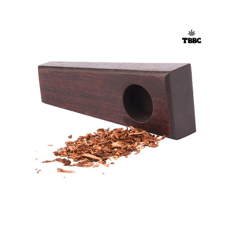 Rosewood Trapezoid wooden Pipe - 3 inches