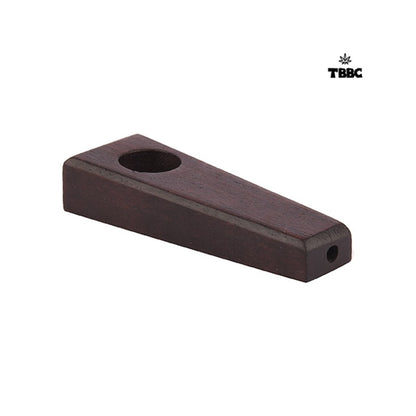 Rosewood Trapezoid wooden Pipe - 3 inches