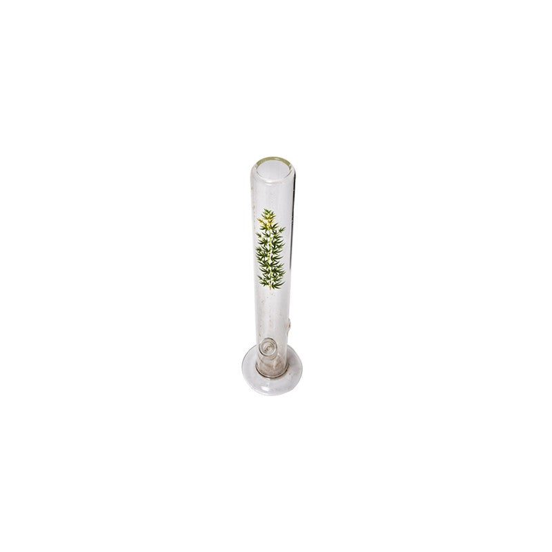 Solid Crystal Grass Cylinder Bong - 16 inches